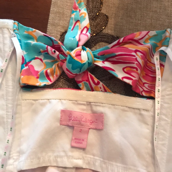 Lily Pulitzer strapless dress - Picture 3 of 3
